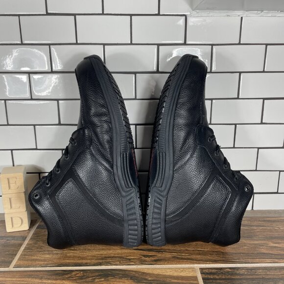 Orthofeet Highline Mens Size 14 Wide 2E Shoes Black Leather Padded Lace Up Boots main image 5